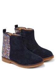 Stivali Trip Back in suede glitterato