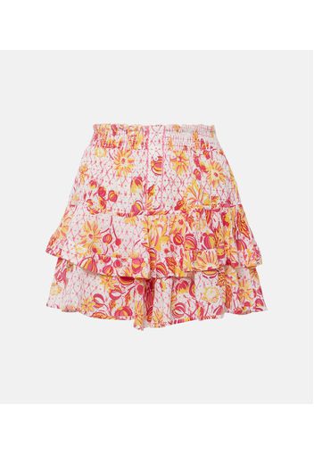 Minigonna Culotte con stampa floreale