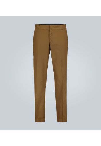 Pantaloni stretch con logo