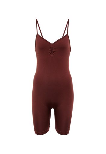 Jumpsuit corta con ruches