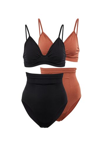 Set di 2 reggiseni e culottes sportivi