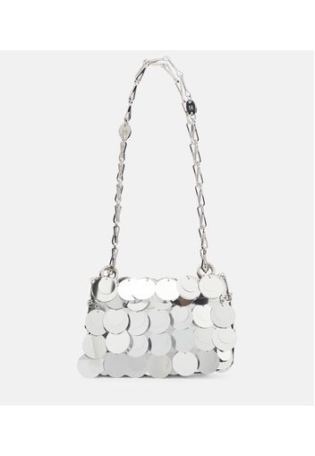 Borsa a spalla Sparkle Nano con paillettes