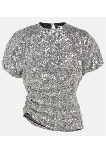 Top con paillettes