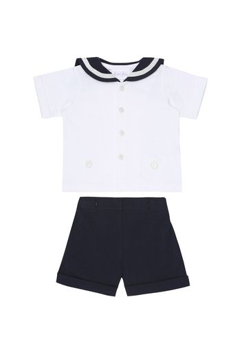 Baby - Camicia Sailor e pantaloni in cotone