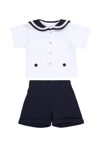 Baby - T-shirt e shorts in jersey di cotone