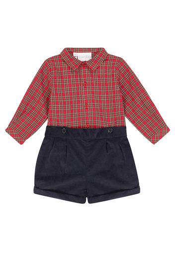 Baby - Camicia e shorts in cotone