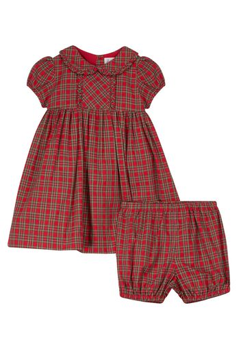 Baby - Abito e culottes in cotone a quadri