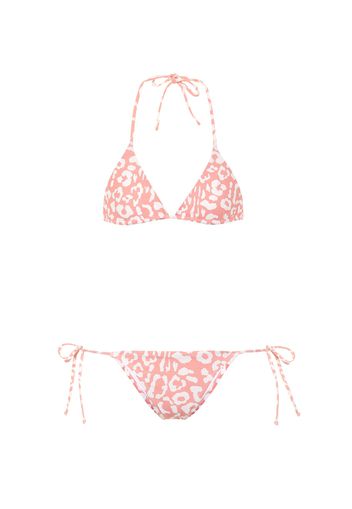 Esclusiva per Mytheresa - Top bikini Love a stampa