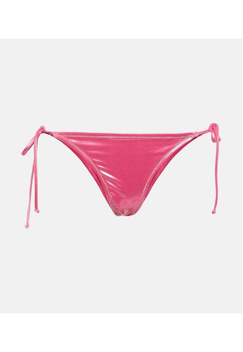 Slip bikini Love in lamé