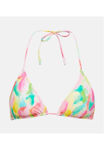 Top bikini Susan con stampa