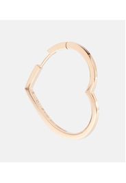 Orecchino singolo Antifer Heart Large in oro rosa 18kt