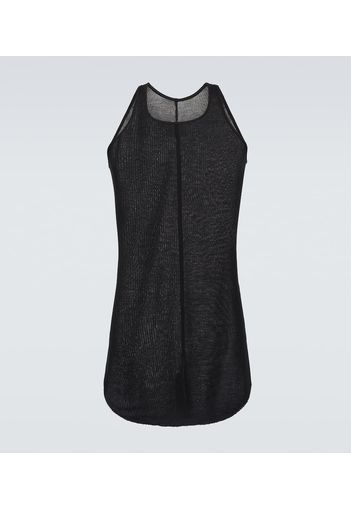 Tank top in maglia a coste