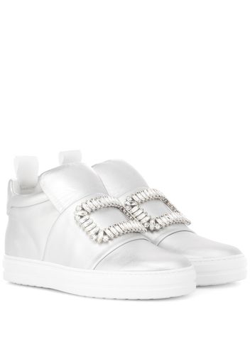 Sneakers Sneaky Viv' in pelle metallizzata