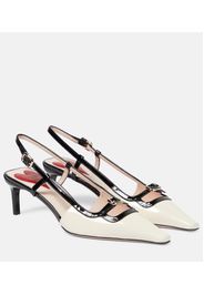 Pumps slingback in vernice