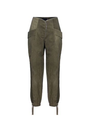 Pantaloni cargo Zelie a vita alta