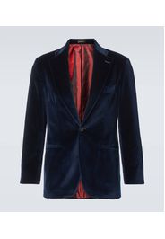 Blazer in velluto di cotone