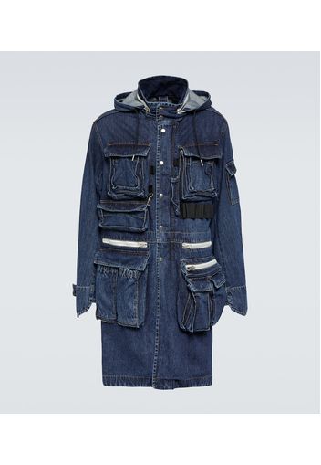 Parka in denim