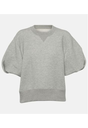 Top in maglia di misto cotone