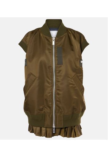 Gilet in twill