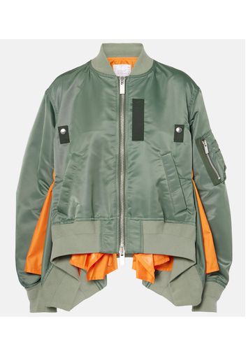 Bomber in twill