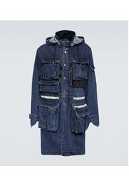 Parka in denim