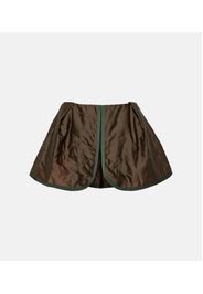 Shorts trapuntati in raso