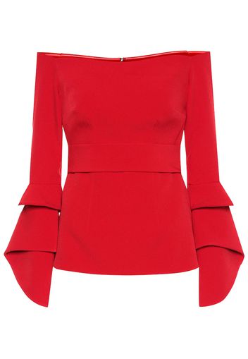 Top off-the-shoulder Maleia in crêpe