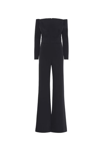 Jumpsuit in crêpe stretch