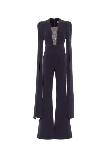 Jumpsuit in crÃªpe stretch