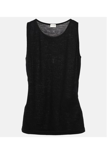 Tank top in maglia di lana