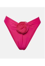 Slip bikini Rose con applicazioni