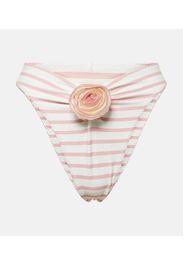 Slip bikini Rose con applicazioni