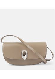 Borsa Tondo Crescent in pelle