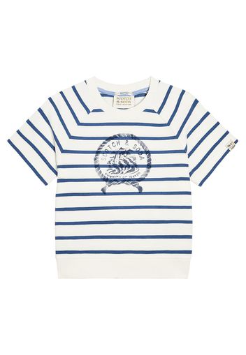 T-shirt in jersey di cotone con stampa