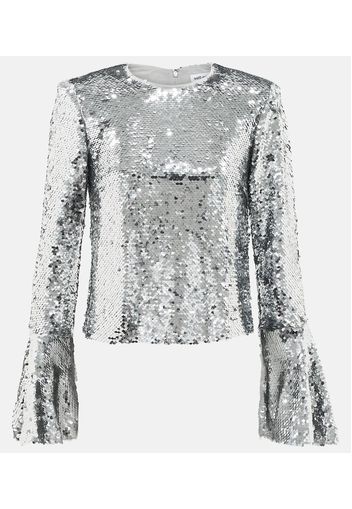 Top con paillettes