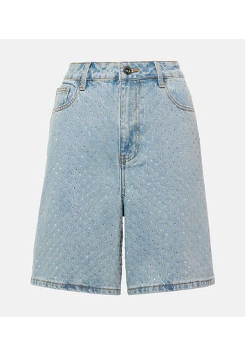 Shorts di jeans con decorazioni