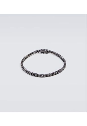 Bracciale in oro nero 18kt con diamanti