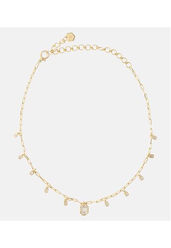 Choker Diamond Illusion in oro 18kt con diamanti