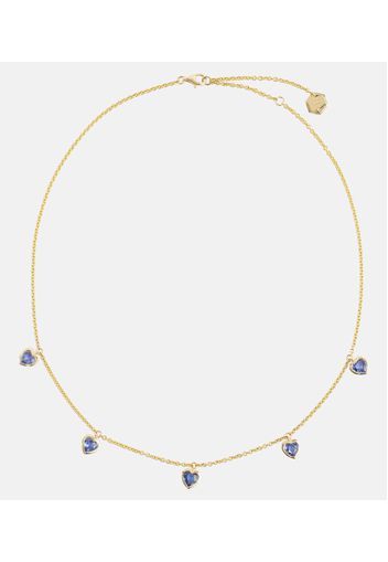 Collana in oro 18kt con zaffiri