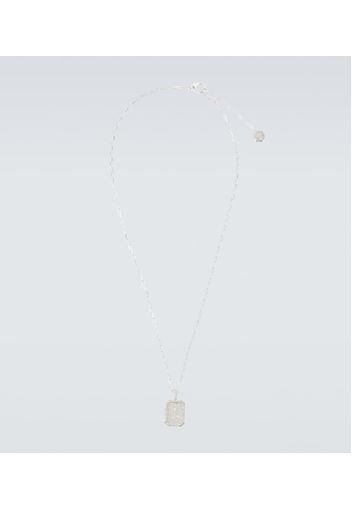 Collana ID in oro bianco 18kt e diamanti