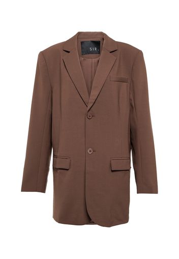 Blazer monopetto in misto lana