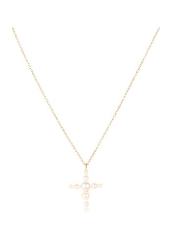 Collana Petite Fellini Croix in oro giallo 14kt