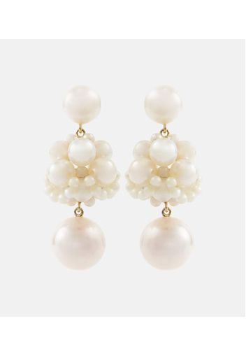 Orecchini Dora Perle in oro 14k con perle