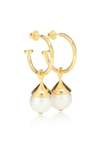 Orecchini Everyday Pearl bagnati in oro giallo 18kt