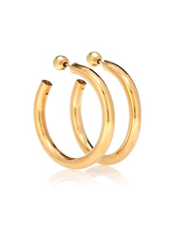 Orecchini a cerchio Medium Everyday bagnati in oro giallo 18kt