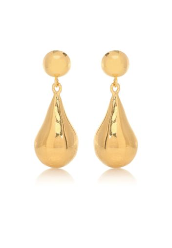 Esclusiva Mytheresa - Orecchini Tear Drop in argento bagnato in oro giallo 18kt