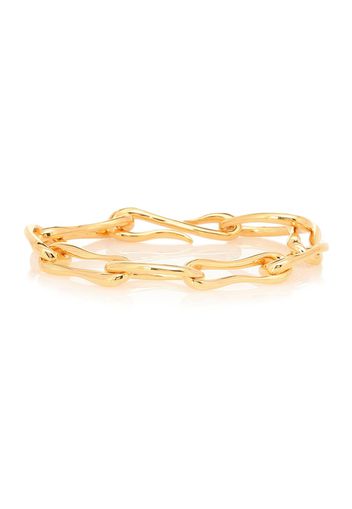 Bracciale Roman Chain bagnato in oro giallo 18kt