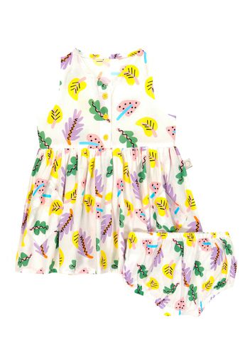 Baby - Abito e culottes in cotone con stampa