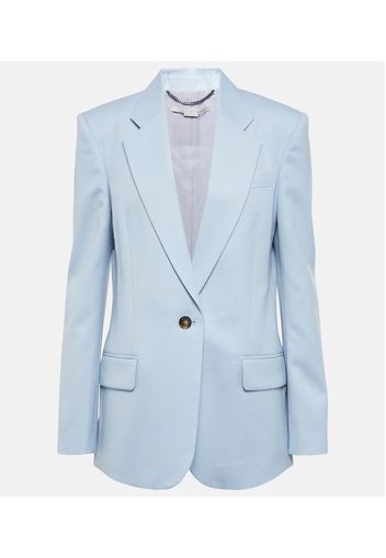 Blazer in flanella di lana