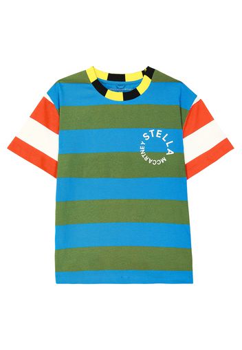 T-shirt in misto cotone a righe